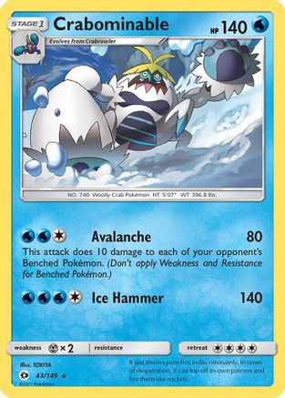 Crabominable (43) - Sun & Moon