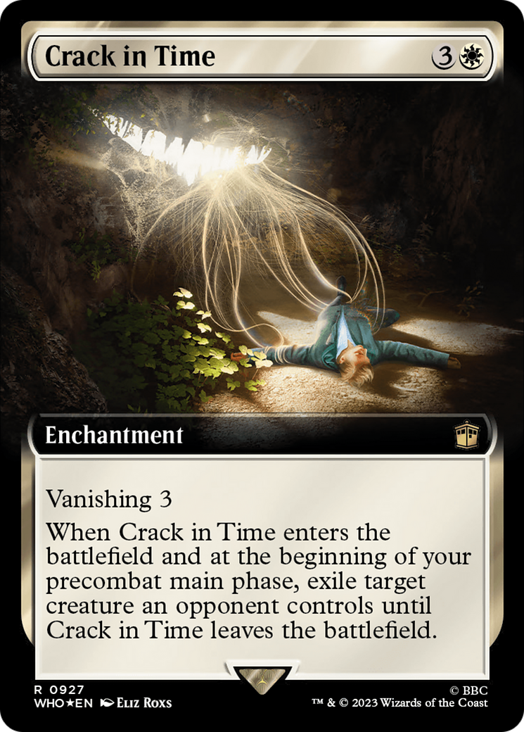 Crack in Time (Extended Art) (927) Surge Foil - Doctor Who