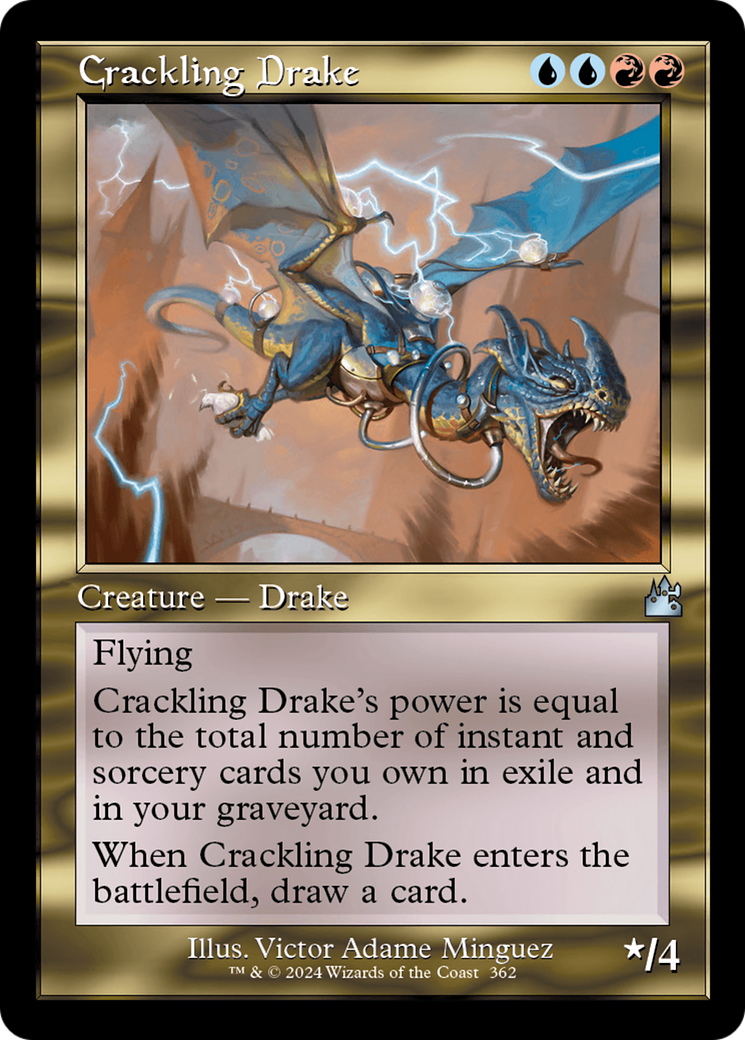 Crackling Drake (Retro) (362) - Ravnica Remastered