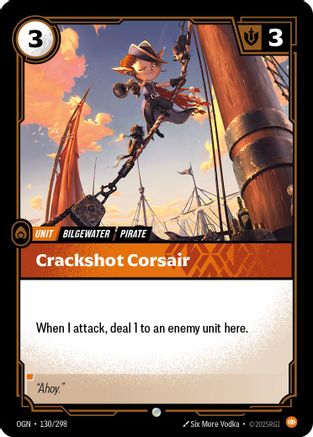 Crackshot Corsair (130) Foil - Origins