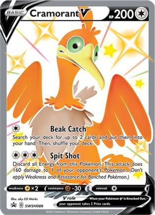 Cramorant V (SWSH086) Holofoil - Black Star Promos