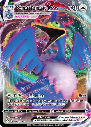 Cramorant VMAX (55) Holofoil - Shining Fates