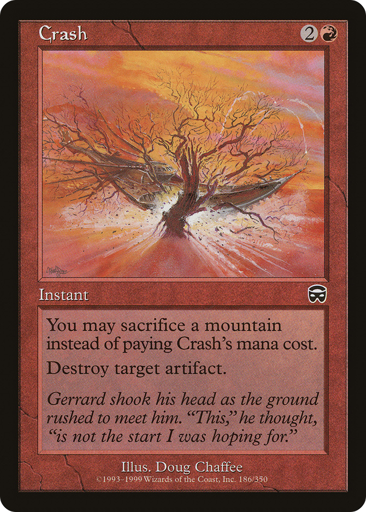 Crash (186) Foil - Mercadian Masques