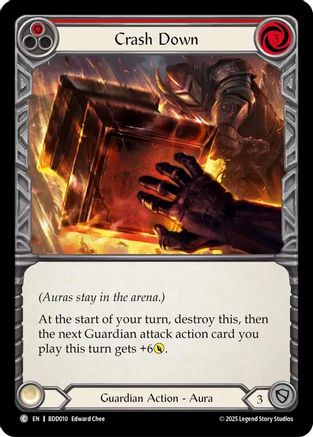 Crash Down (Red) (BDD010) - Bravo Demo Deck