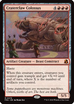 Craterclaw Colossus (078) - Reality Fracture
