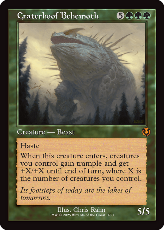 Craterhoof Behemoth (Retro) (480) - Innistrad Remastered