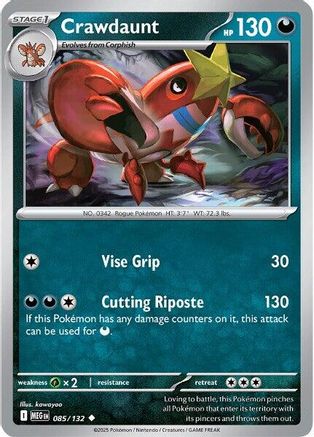 Crawdaunt (85) - Mega Evolution