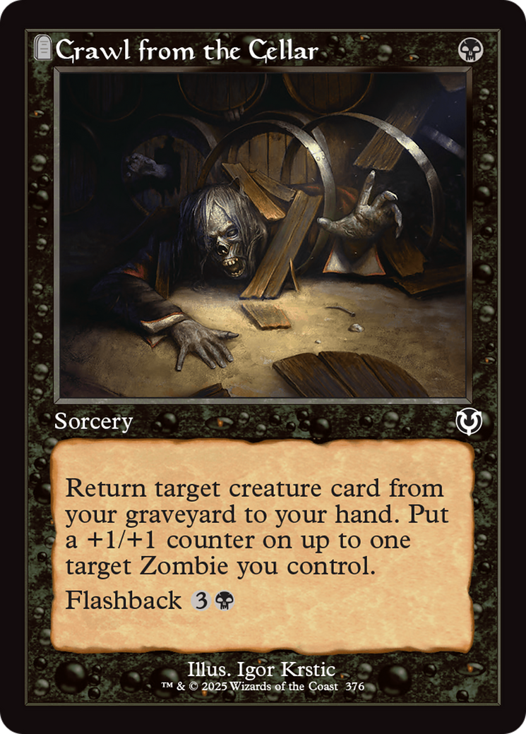 Crawl from the Cellar (Retro) (376) Foil - Innistrad Remastered