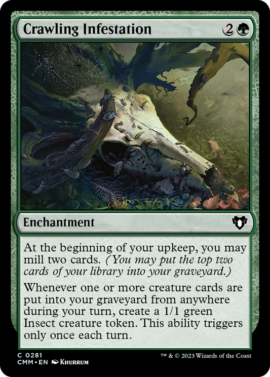 Crawling Infestation (281) Foil - Commander Masters