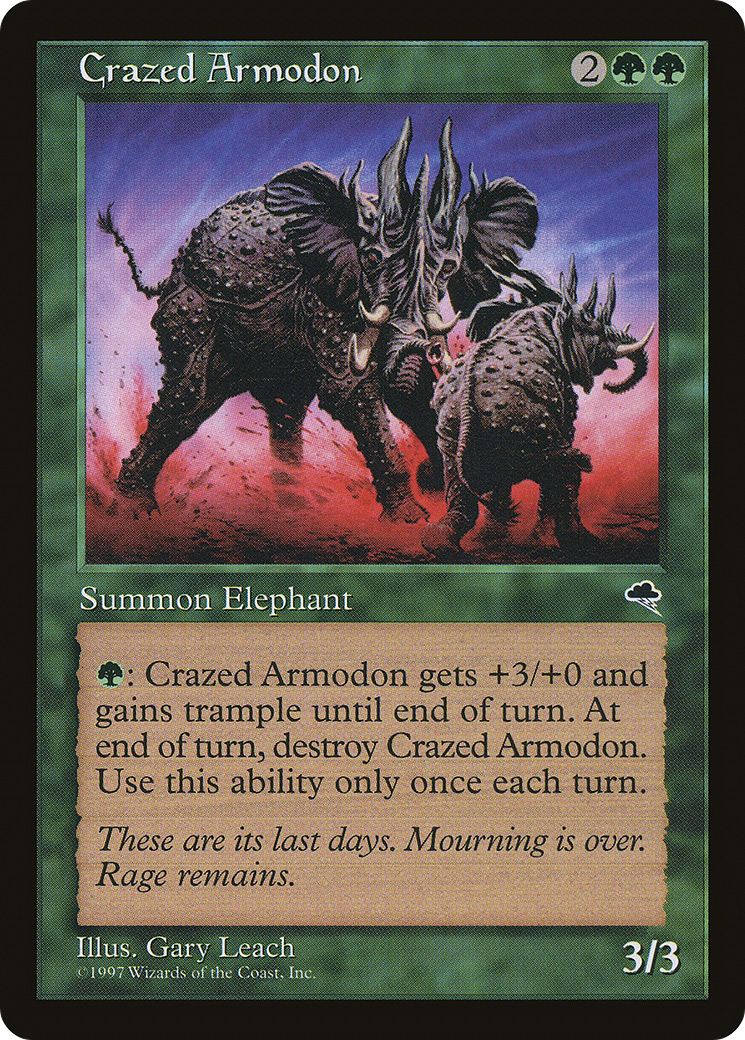Crazed Armodon - Tempest
