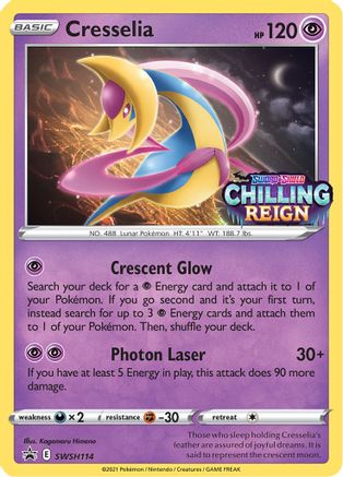 Cresselia (Prerelease) (SWSH114) Holofoil - Black Star Promos