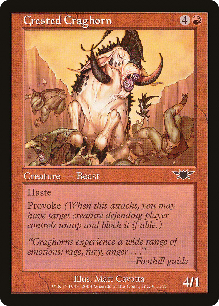 Crested Craghorn (091) - Legions