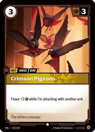 Crimson Pigeons (154) - Unleashed