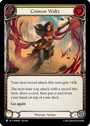 Crimson Waltz (Yellow) (MPW064) - Mastery Pack Warrior