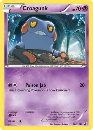 Croagunk (62) - Legendary Treasures