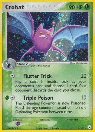 Crobat (3) Holofoil - Hidden Legends