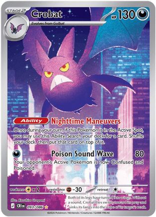 Crobat (93) Holofoil - Chaos Rising