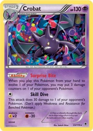 Crobat (Cosmos Holo) (33) Holofoil - Miscellaneous Cards & Products