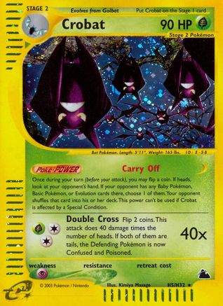 Crobat (H5) Holofoil - Skyridge