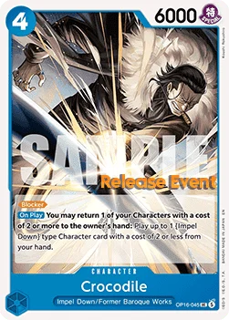 Crocodile (OP16-045) Release Event Cards