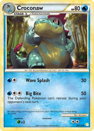 Croconaw (38) - HeartGold & SoulSilver