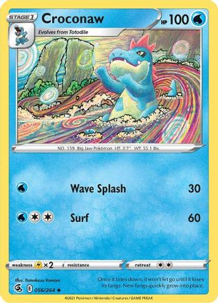 Croconaw (56) Reverse Holofoil - Fusion Strike