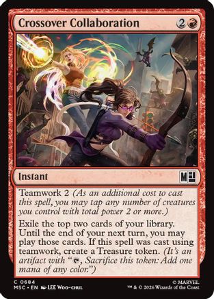 Crossover Collaboration (684) Foil - Commander: Marvel Super Heroes