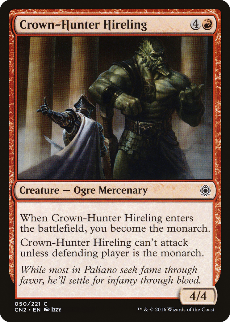 Crown-Hunter Hireling (050) Foil - Conspiracy: Take the Crown