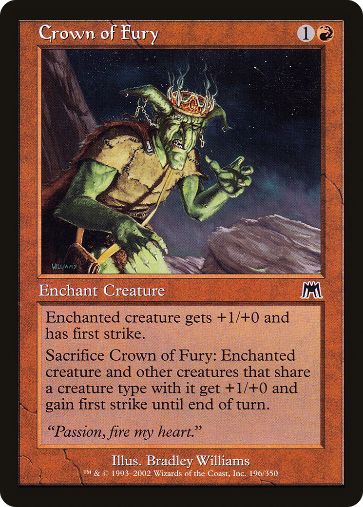 Crown of Fury (196) Foil - Onslaught