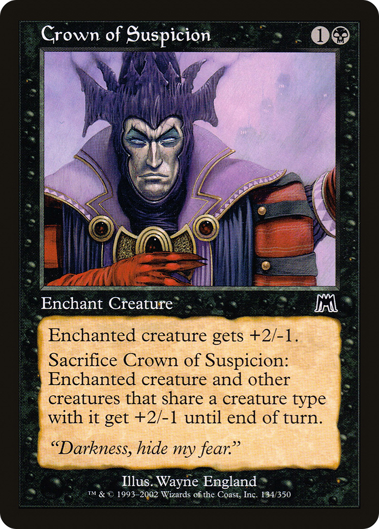 Crown of Suspicion (134) Foil - Onslaught