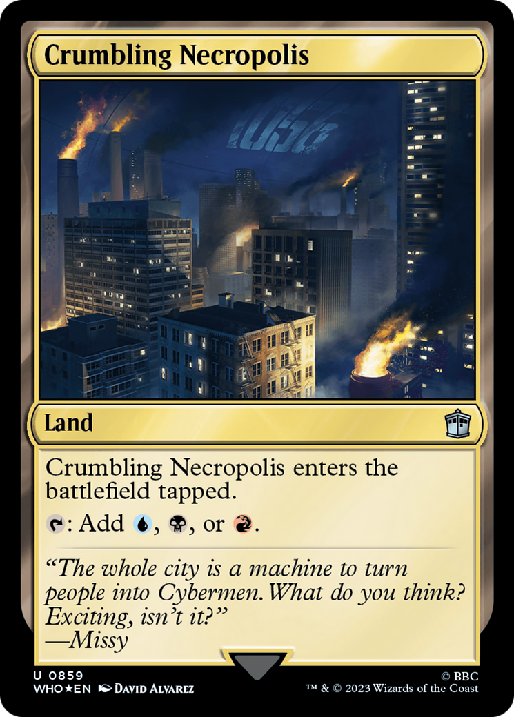 Crumbling Necropolis (859) Surge Foil - Doctor Who