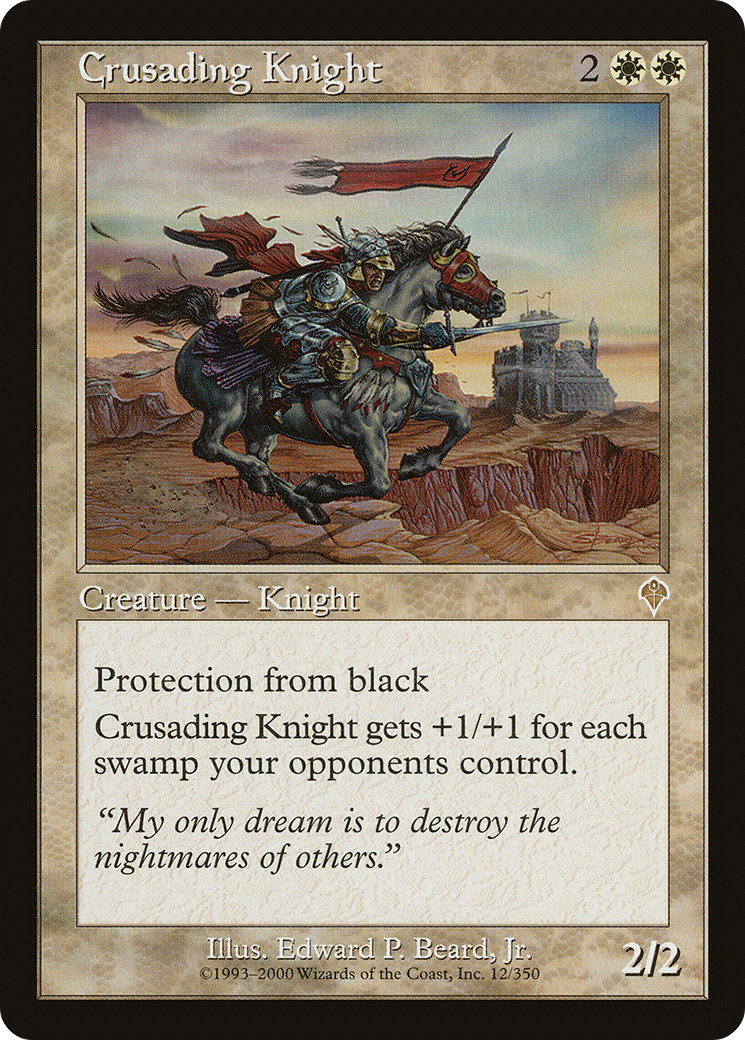 Crusading Knight (012) Foil - Invasion