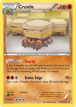Crustle (85) Reverse Holofoil - Boundaries Crossed