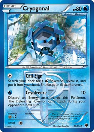 Cryogonal (Team Plasma) (30) - Plasma Freeze