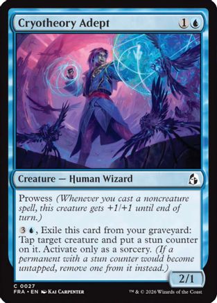 Cryotheory Adept (027) Foil - Reality Fracture