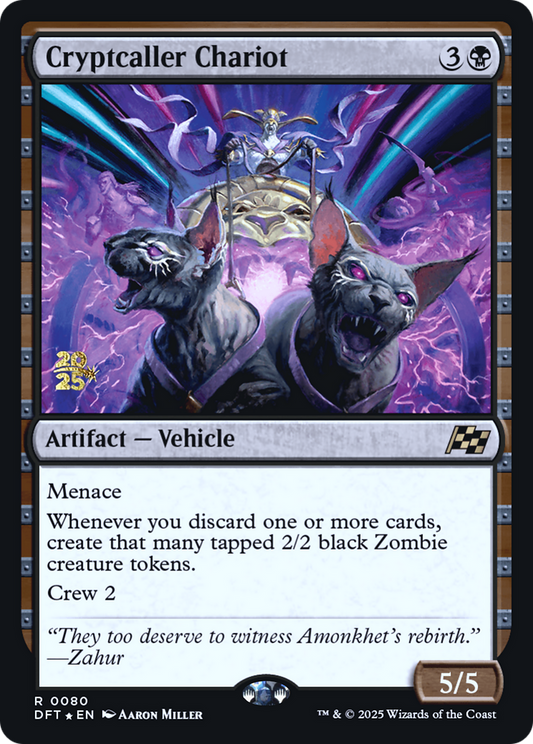 Cryptcaller Chariot (Prerelease) (080) Foil - Aetherdrift