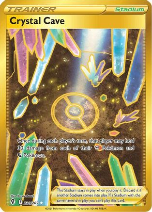 Crystal Cave (Gold) (230) Holofoil - Evolving Skies