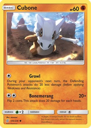 Cubone (105) - Unified Minds