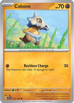 Cubone (72) - Stellar Crown