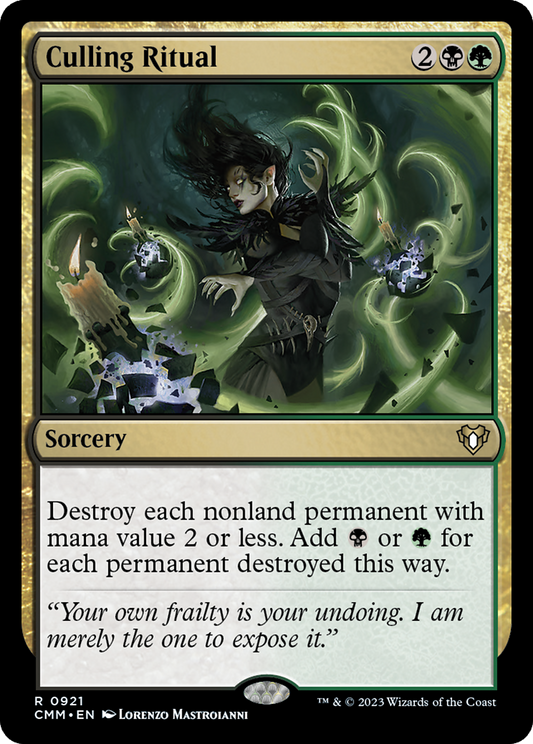 Culling Ritual (921) - Commander Masters