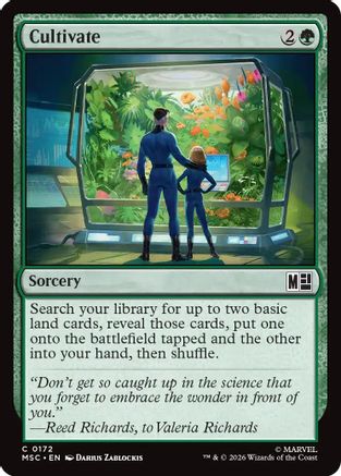 Cultivate (172) Surge Foil - Commander: Marvel Super Heroes