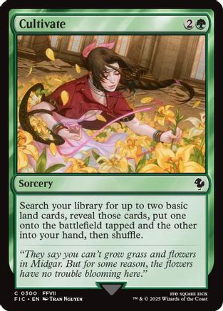 Cultivate (300) Surge Foil - Commander: FINAL FANTASY