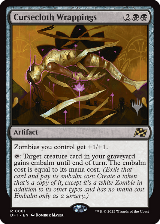 Cursecloth Wrappings (Promo Pack) (081) Foil - Aetherdrift