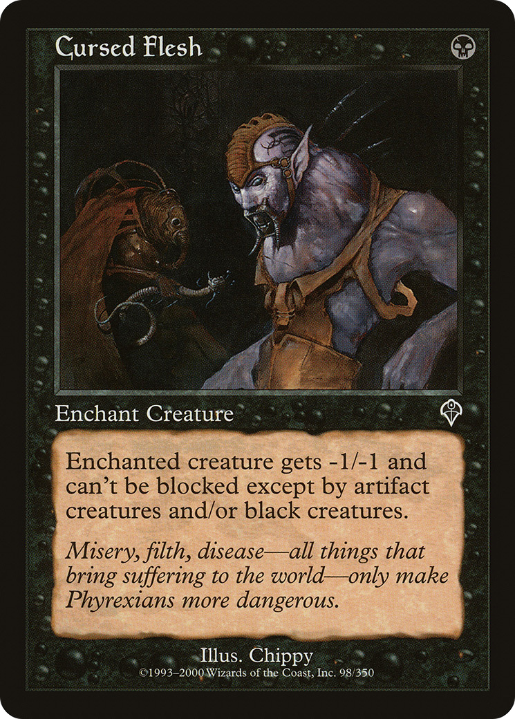 Cursed Flesh (098) Foil - Invasion