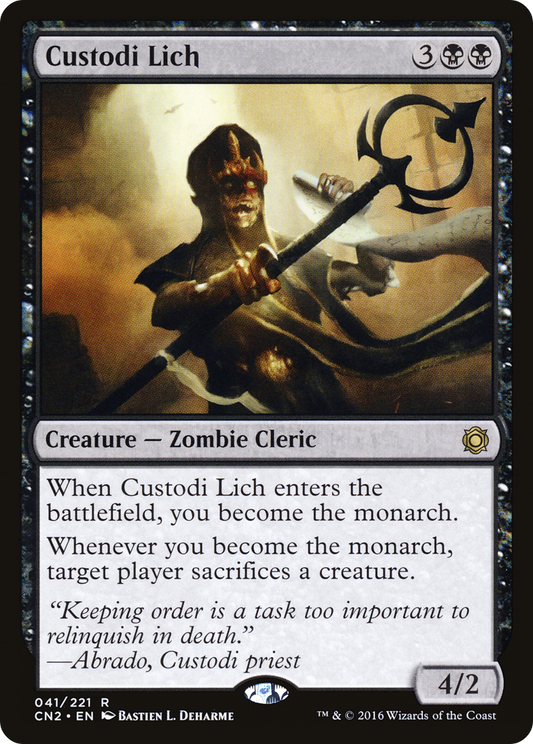 Custodi Lich (041) - Conspiracy: Take the Crown