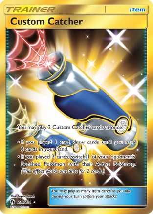 Custom Catcher (Gold) (231) Holofoil - Lost Thunder