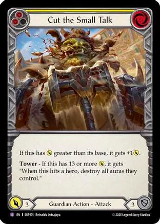 Cut the Small Talk (SUP174) Rainbow Foil - Super Slam