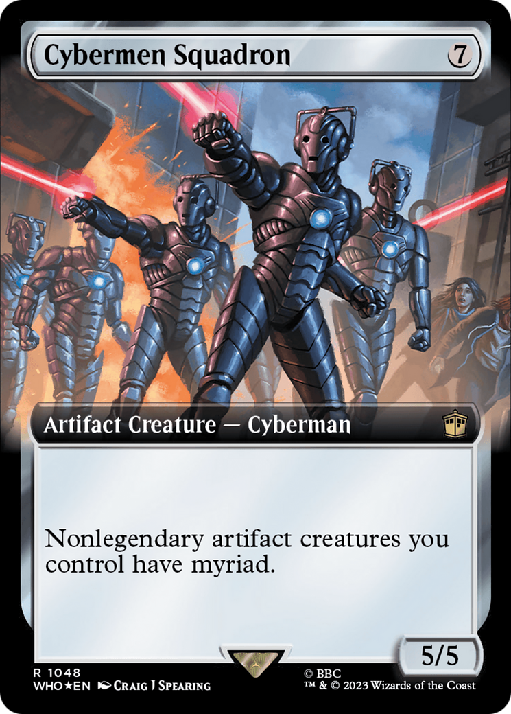 Cybermen Squadron (Extended Art) (1048) Surge Foil - Doctor Who