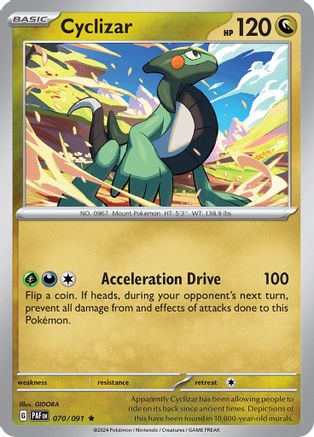 Cyclizar (70) Reverse Holofoil - Paldean Fates