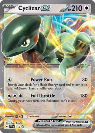 Cyclizar ex (18) Holofoil - Black Star Promos